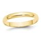 Gem And Harmony Ladies 10K Yellow Gold 3mm Polished Wedding Band Ring